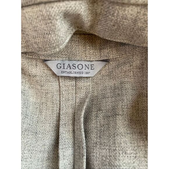 GIASONE Austin Hood Detachable Hood Casual Blazer Jacket Sport Coat Size 42 - Picture 8 of 12